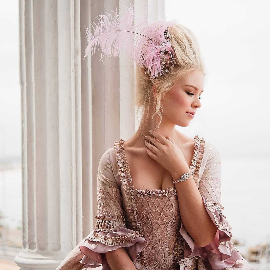 Rococo Marie Antoinette inspired shoot