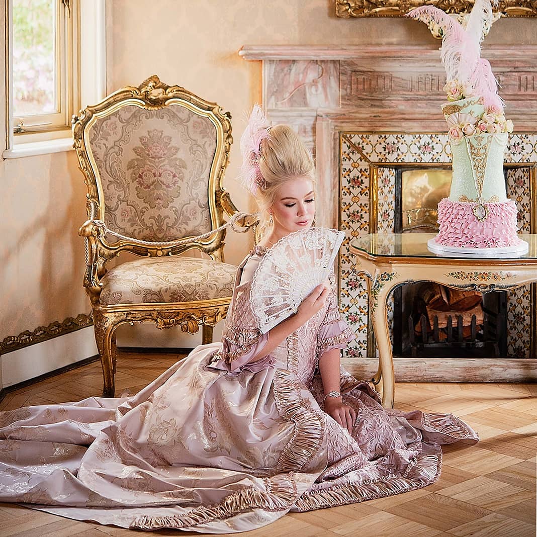 Rococo Marie Antoinette Inspired shoot